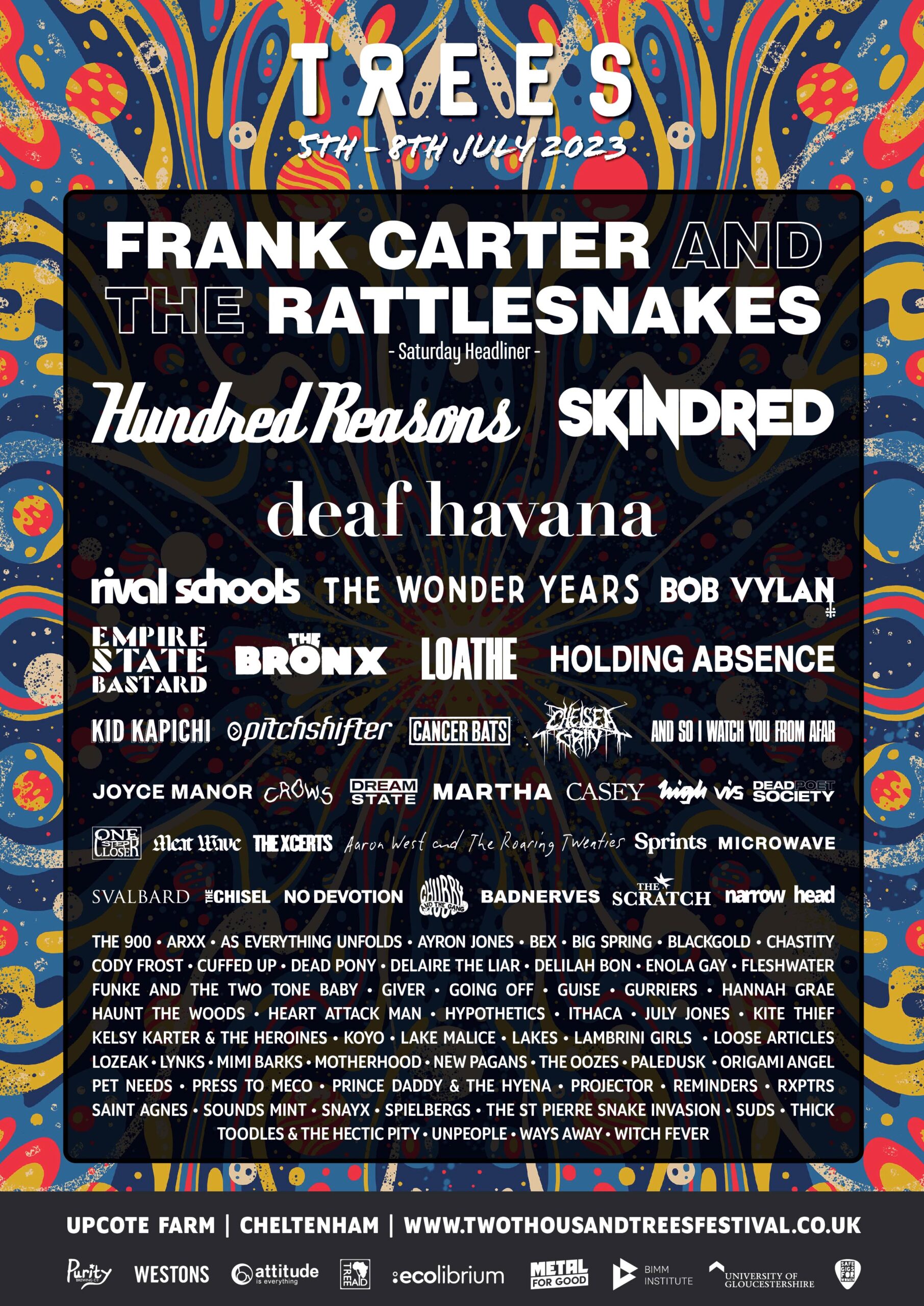 2000 Trees Festival Announces 50 More Names For 2023!